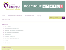 Tablet Screenshot of boechout.be